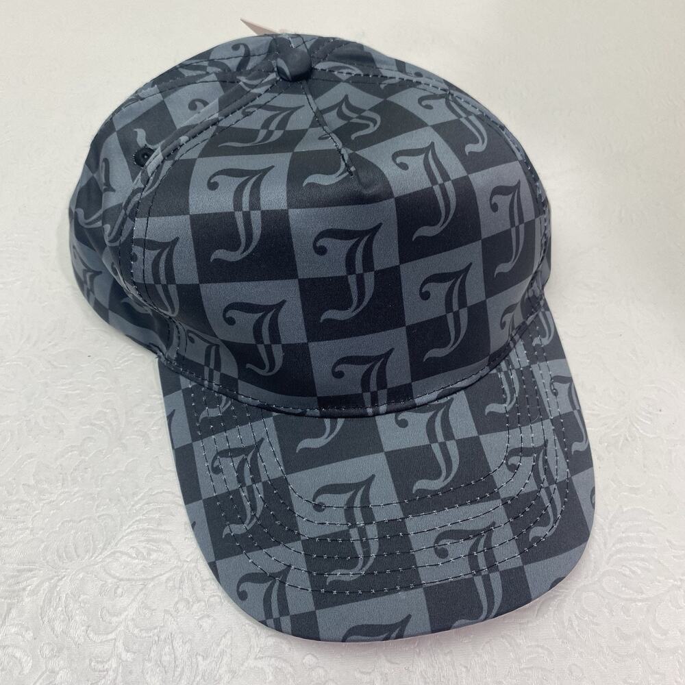 Juicy Couture Women's Dark Blue "J" Patterned Baseball Style Cap Hat NWT